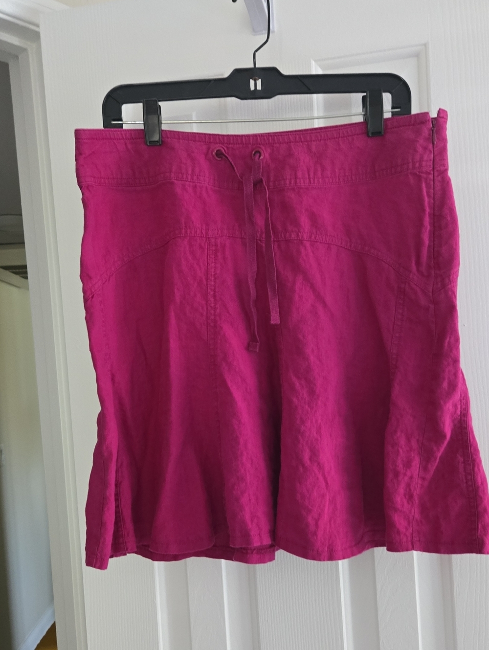 Athleta Linen A-Line Drawstring Skirt-10